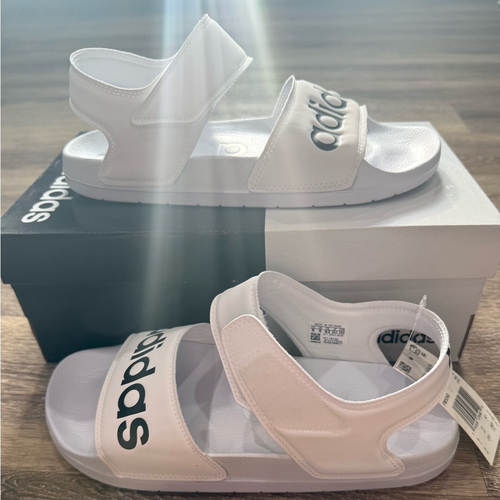 Adidas White Sandals